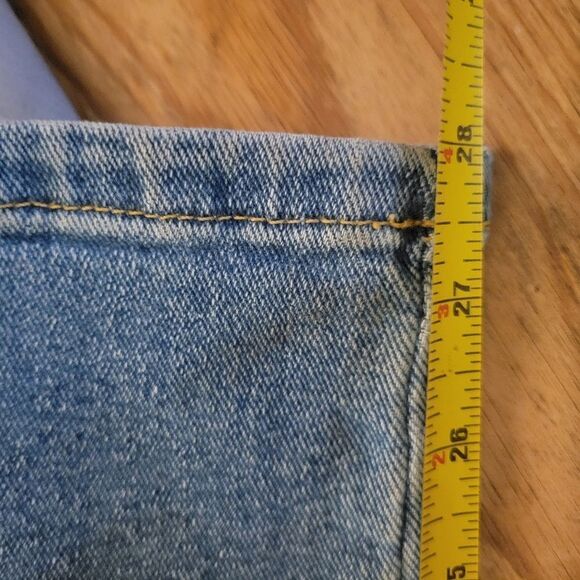 Style & Co Classic Cotton Blue Straight Leg Jeans - Picture 10 of 13